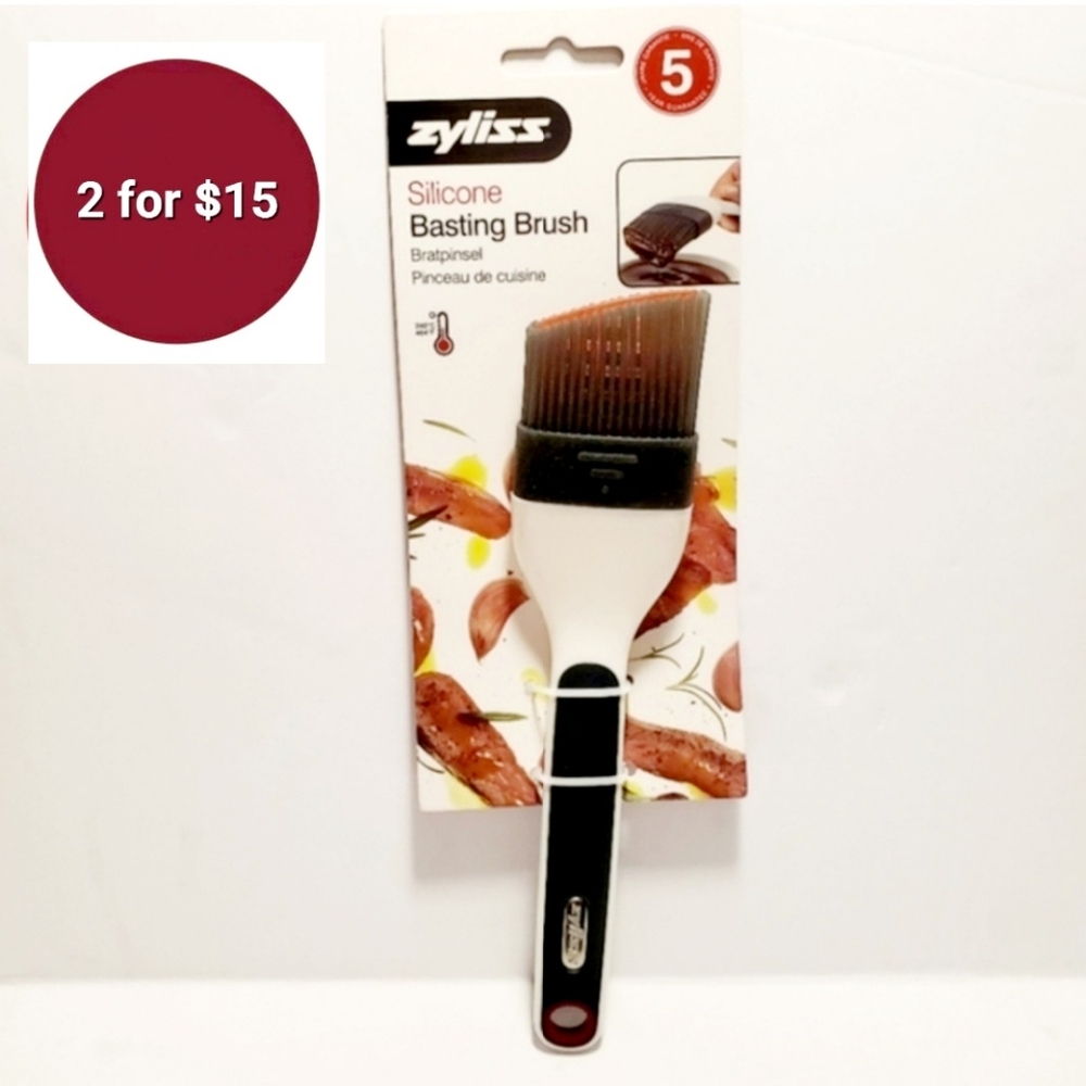 2 Pack of Zyliss Silicone Basting Brushes